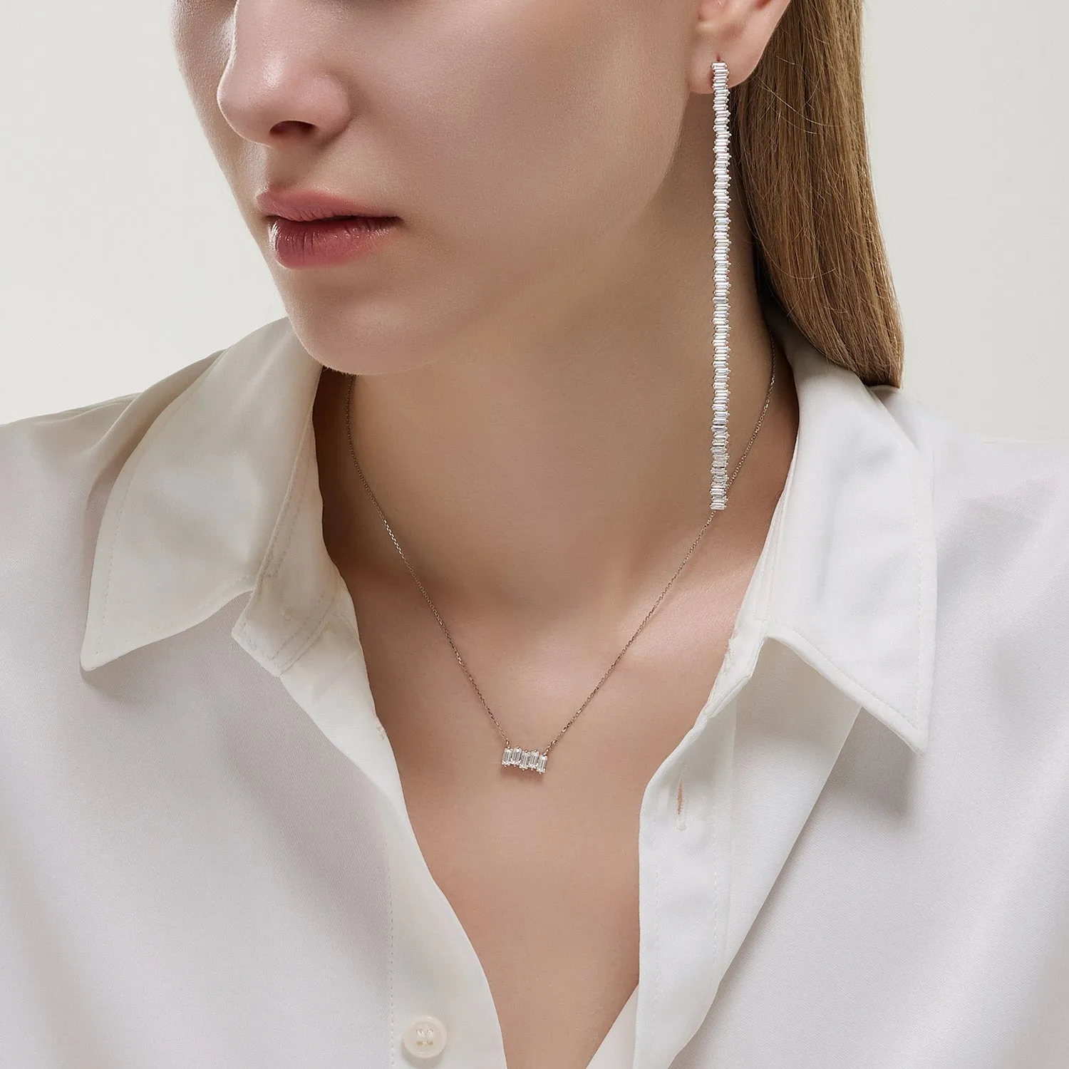 Sensuelle One-sided Gold Earring JDSEN4F50SC