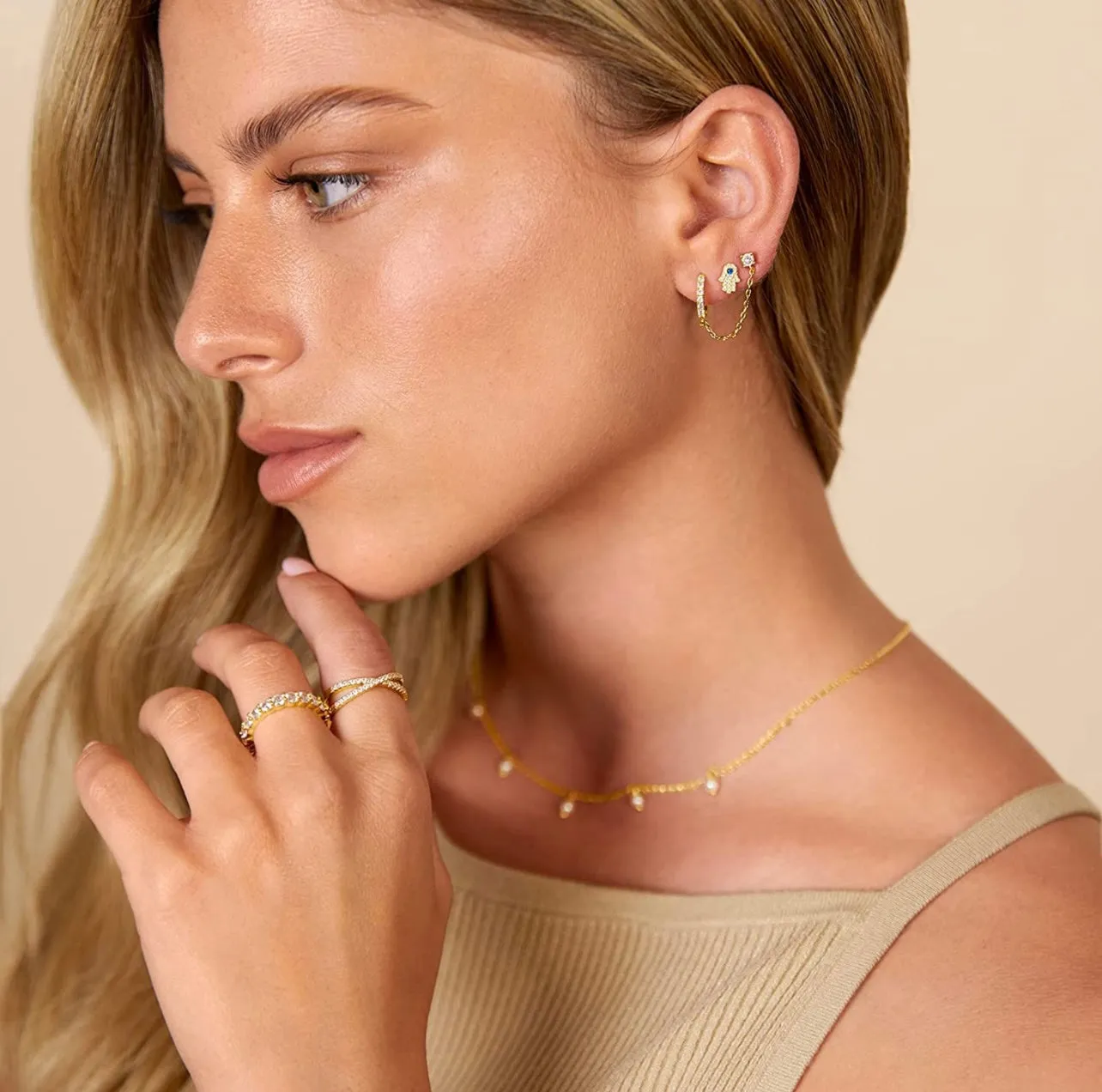 Shya Gold Filled Ear Candy Set