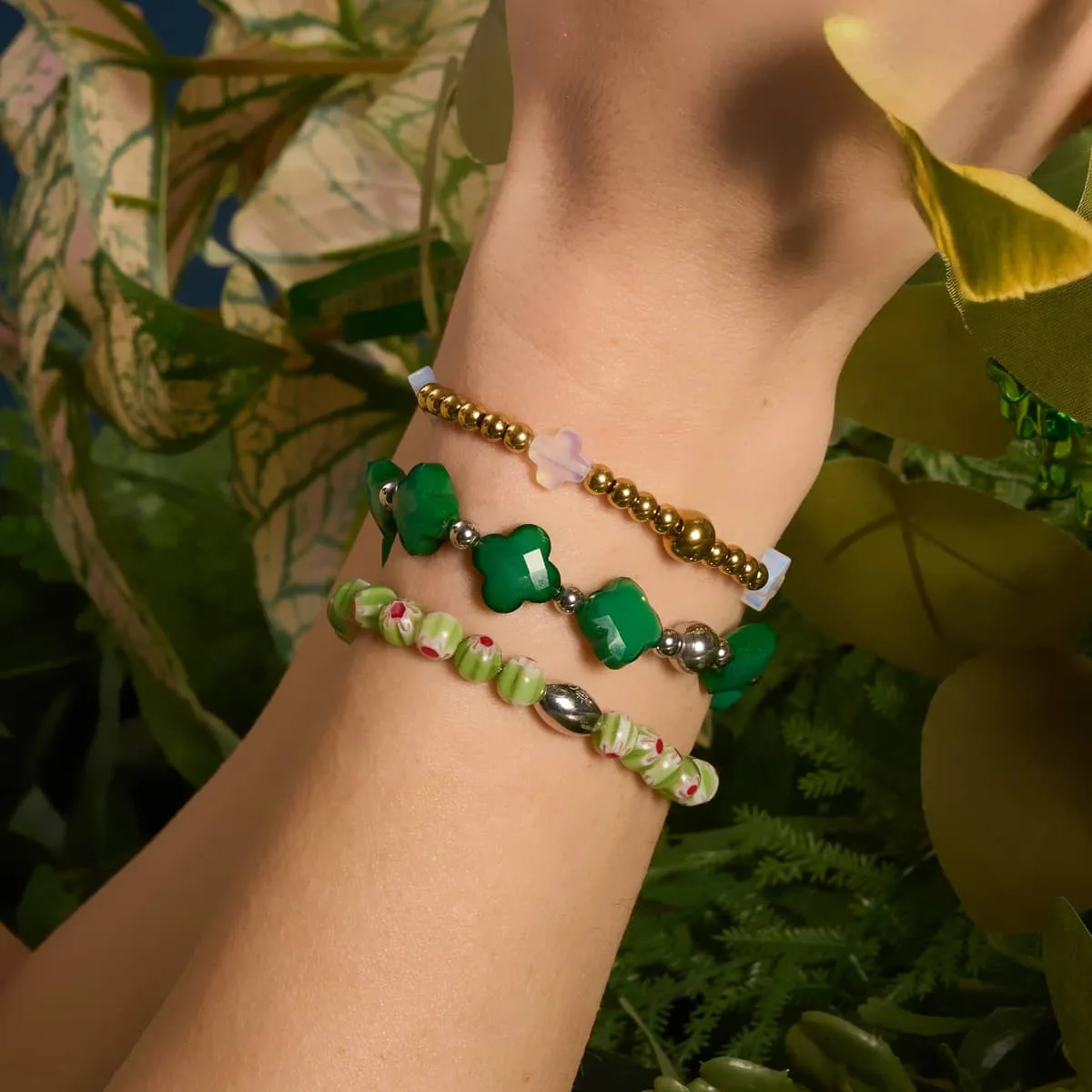 Sicilian Sage | .925 Sterling Silver | Millefiori Bracelet