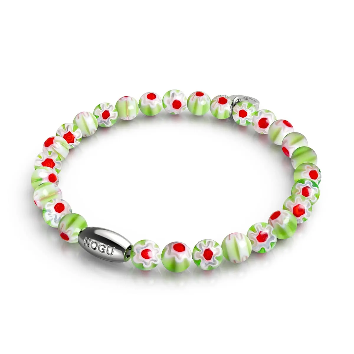 Sicilian Sage | .925 Sterling Silver | Millefiori Bracelet