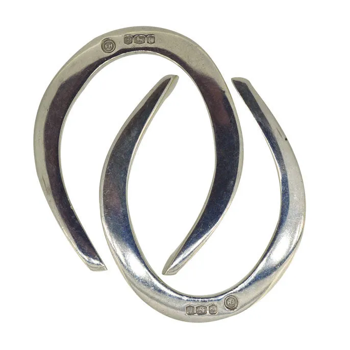 Silver Horse Shoe Napkin Rings