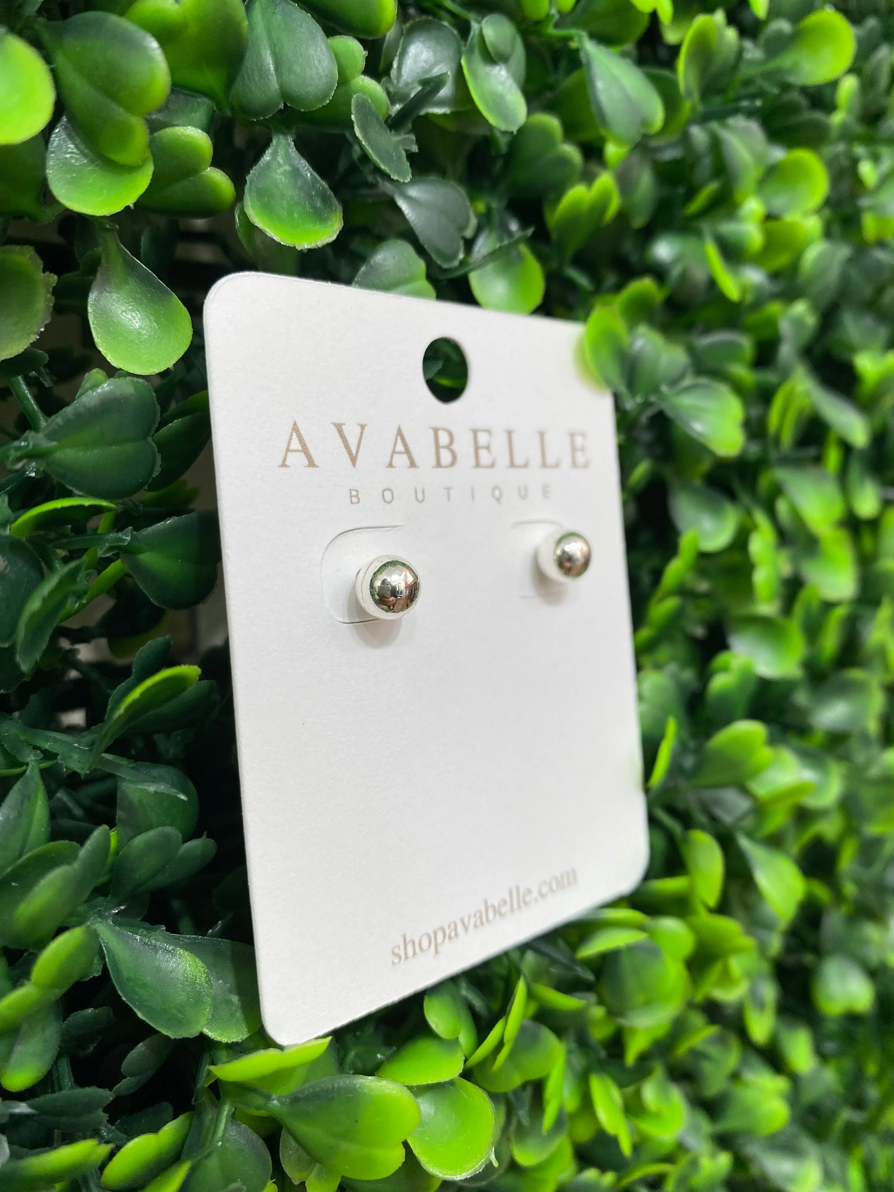 Silver Stud Earrings
