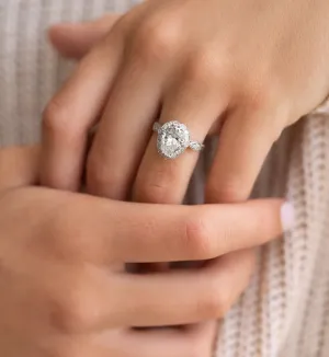 Single Stone Vintage Inspired Engagement Ring