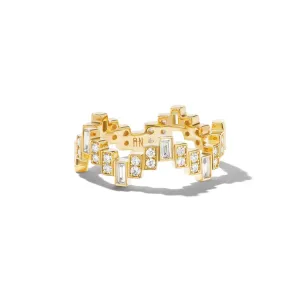 Skinny Enlightenment Equilibrium Baguette & Round Diamond Ring