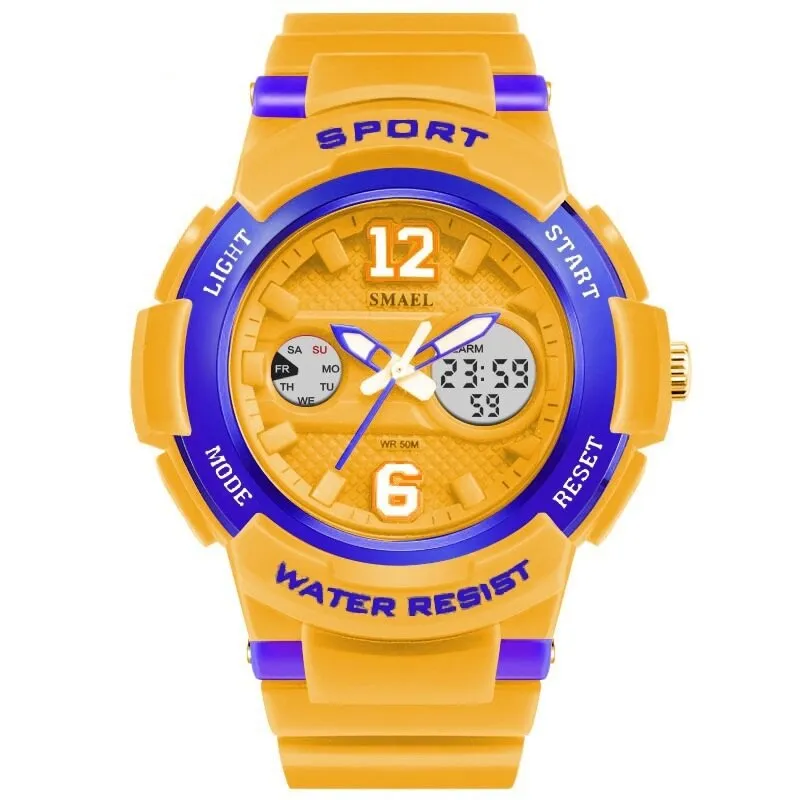 SMAEL Watch Women brand luxury Fashion Casual quartz watches leather sport Lady relojes mujer Dress Digitalwristwatch Girl Clock