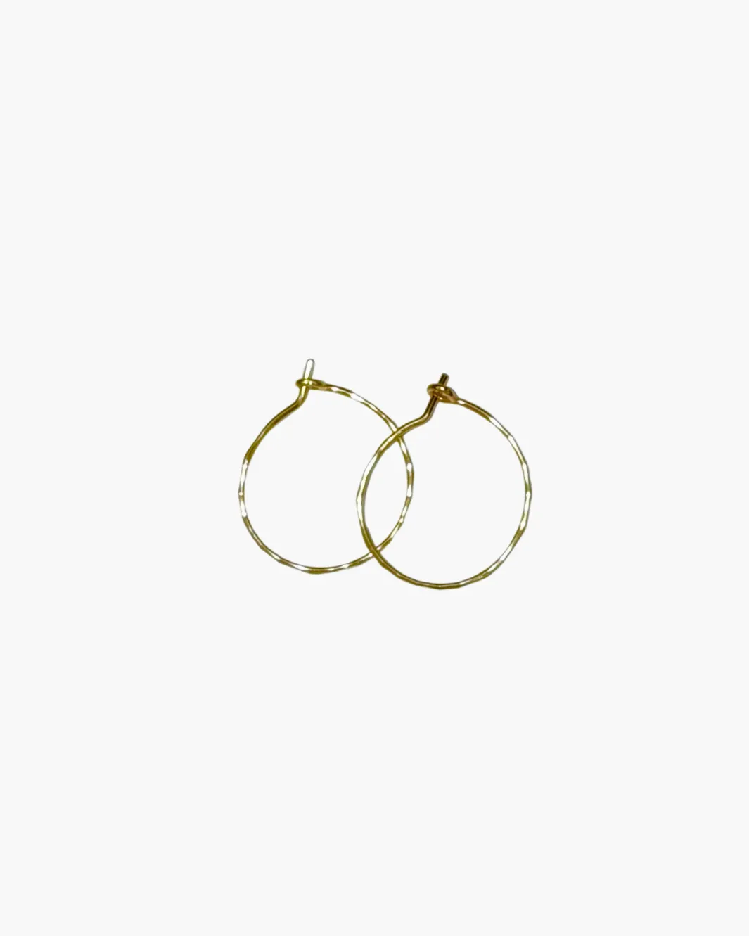 SMALL GOLD HOOP EARRING