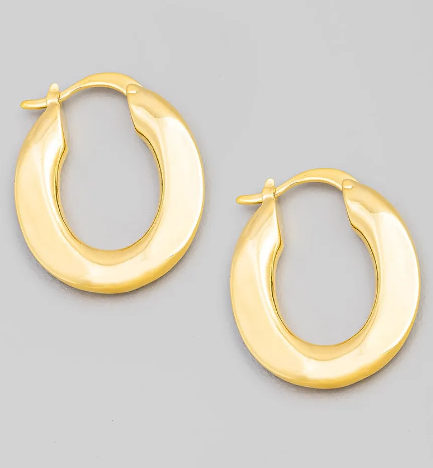Small Pincatch Hoop Earrings
