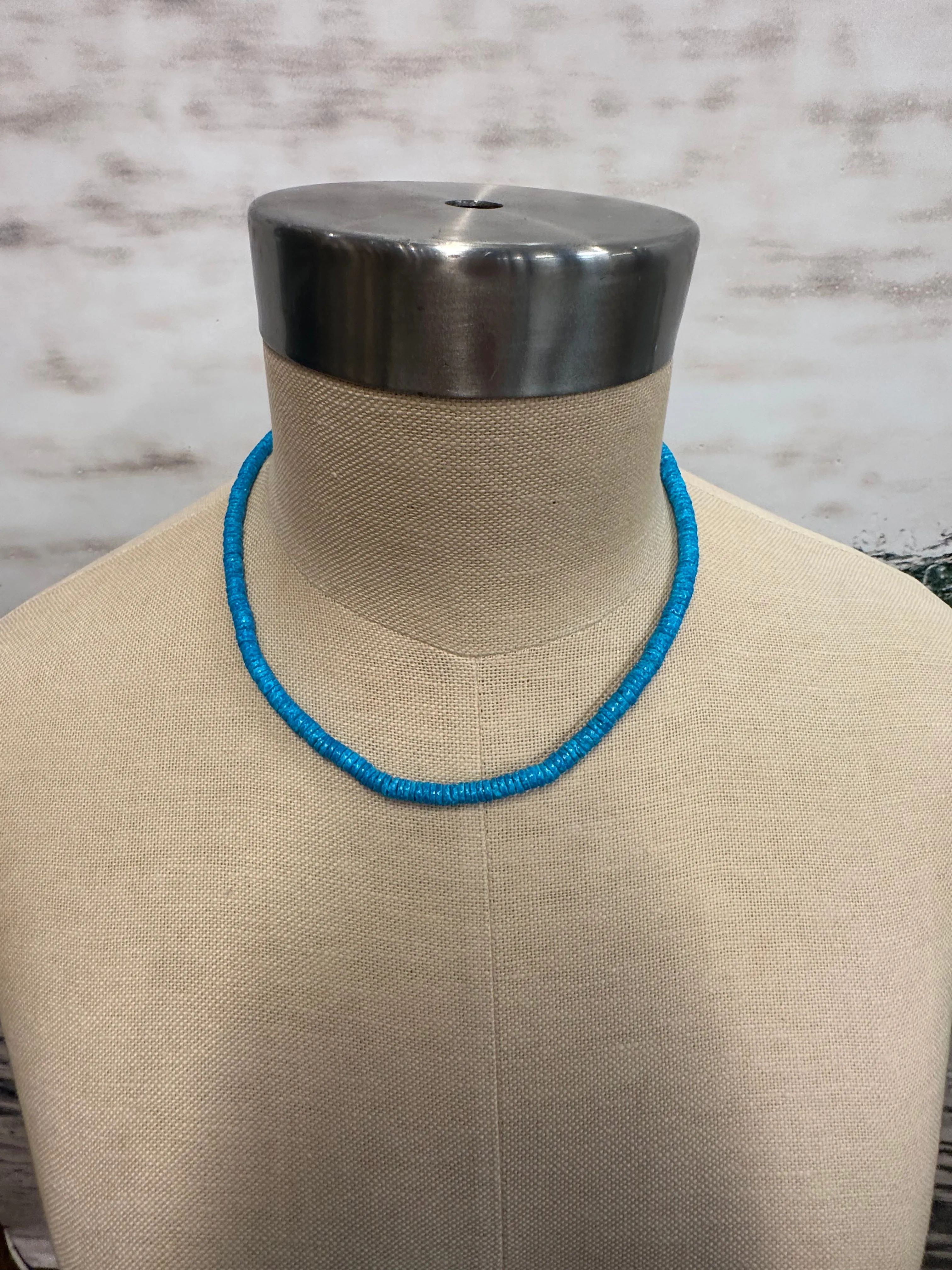 Solid Beaded Shell Necklace