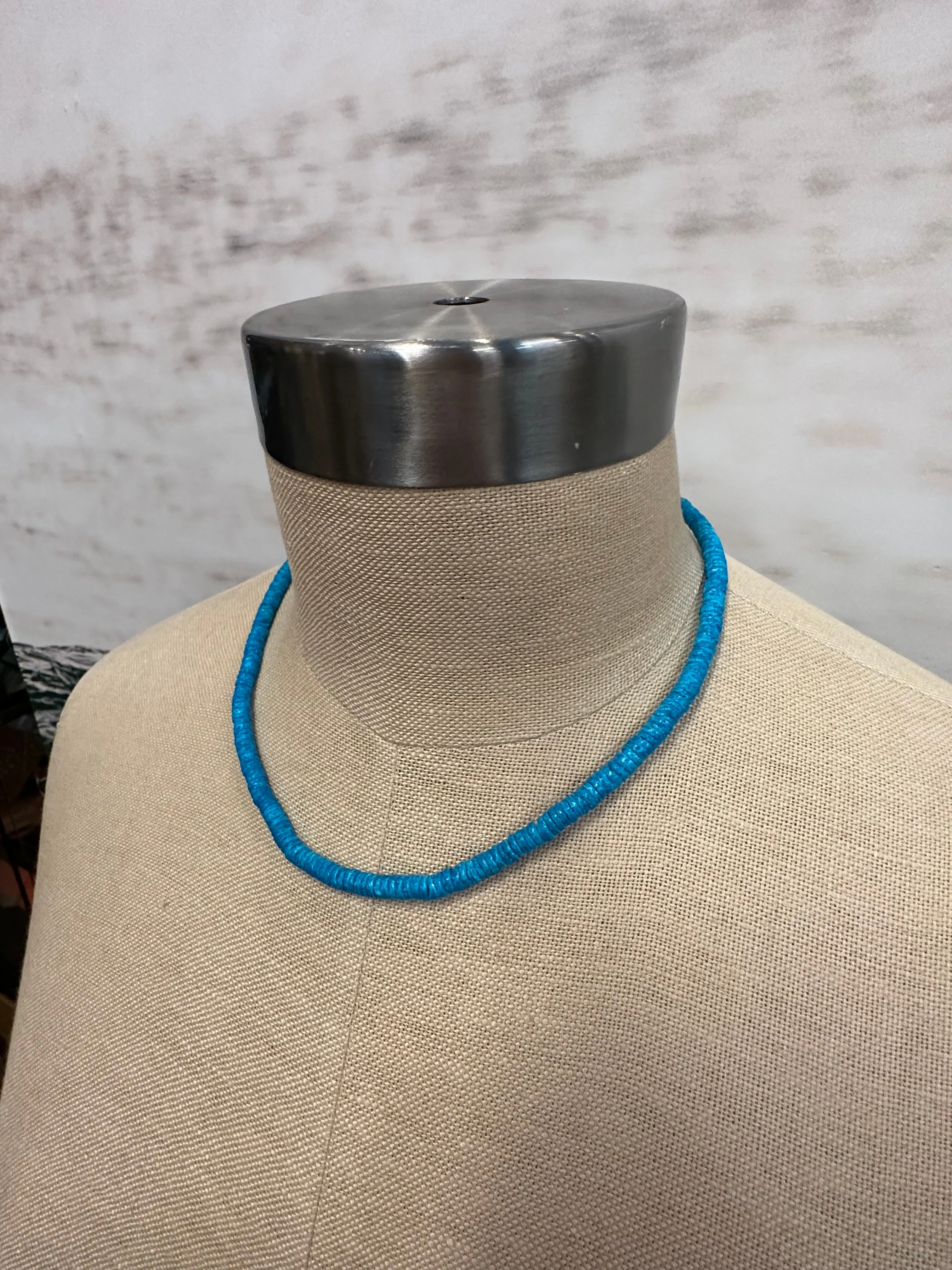 Solid Beaded Shell Necklace