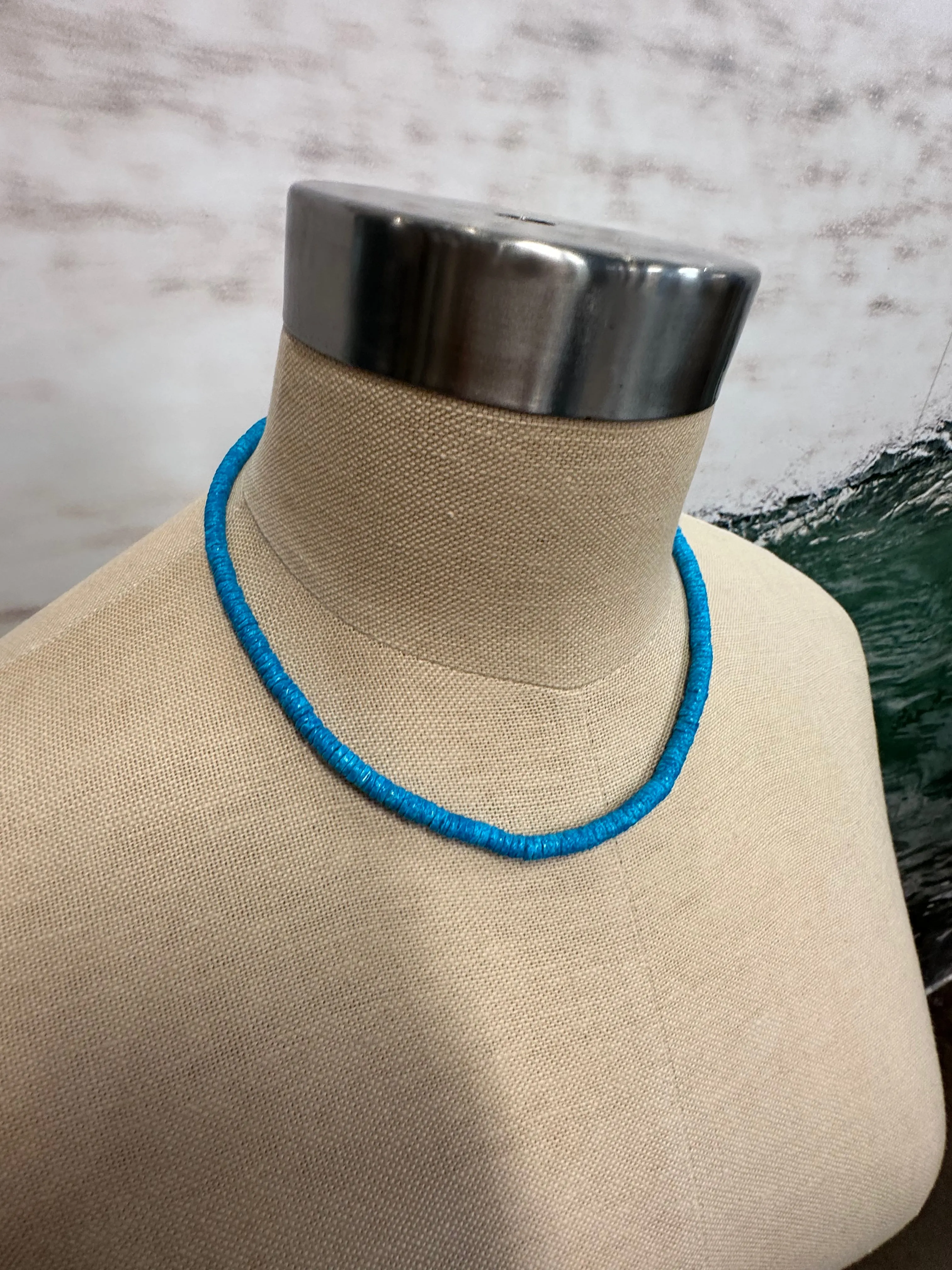 Solid Beaded Shell Necklace