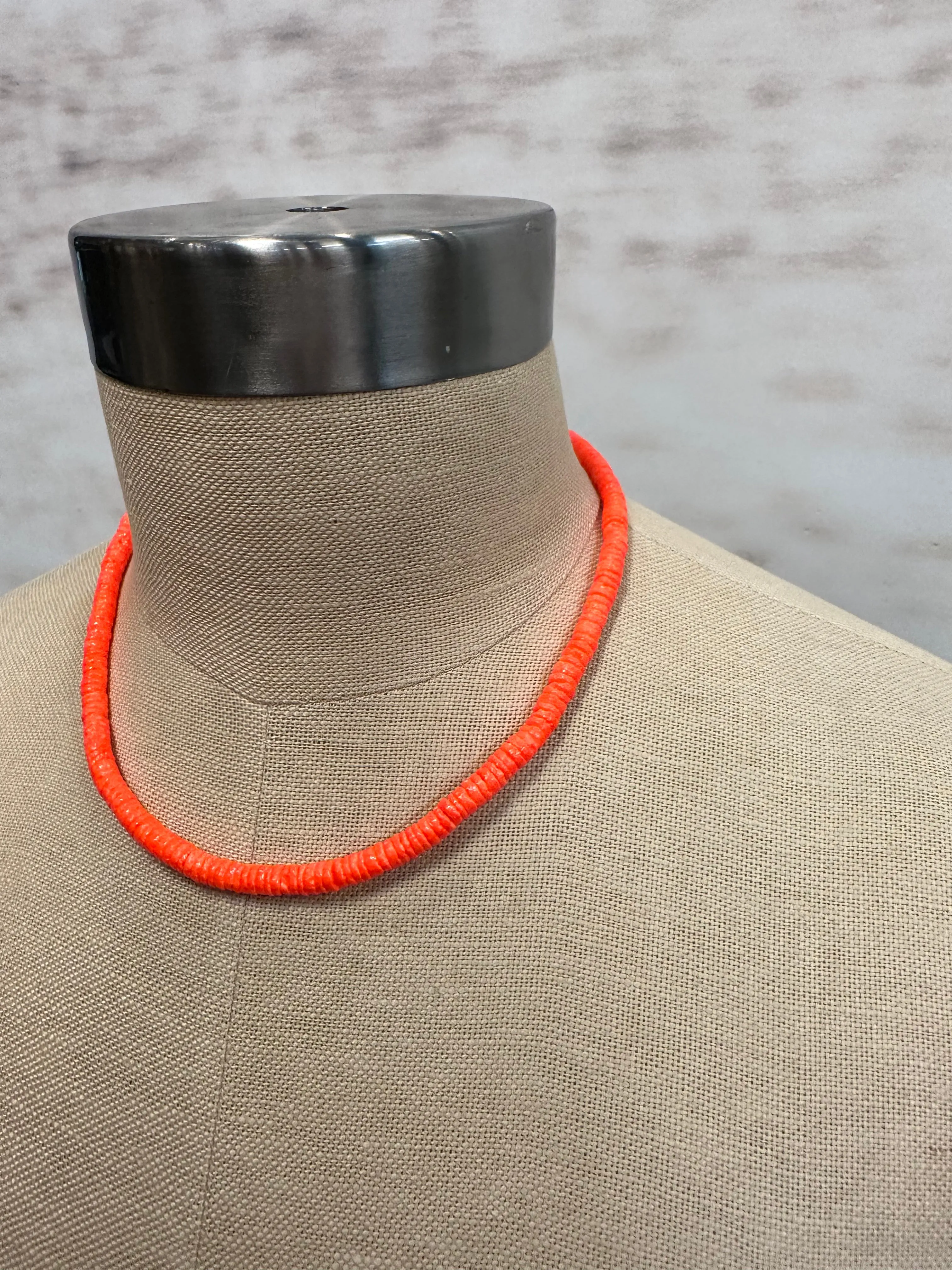 Solid Beaded Shell Necklace