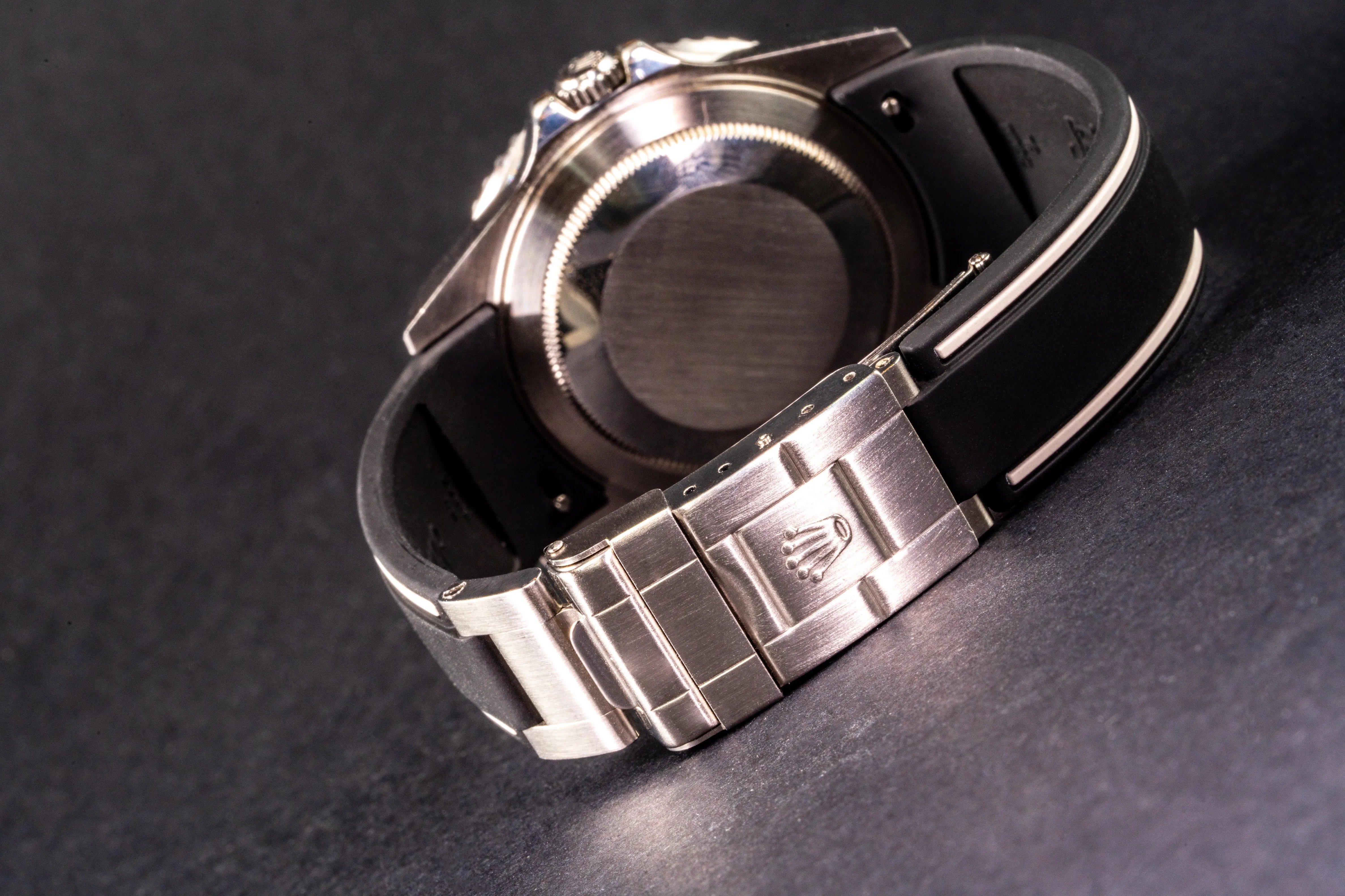 Solitaire Rubber straps in Zebra Black for Rolex GMT-Master Coke