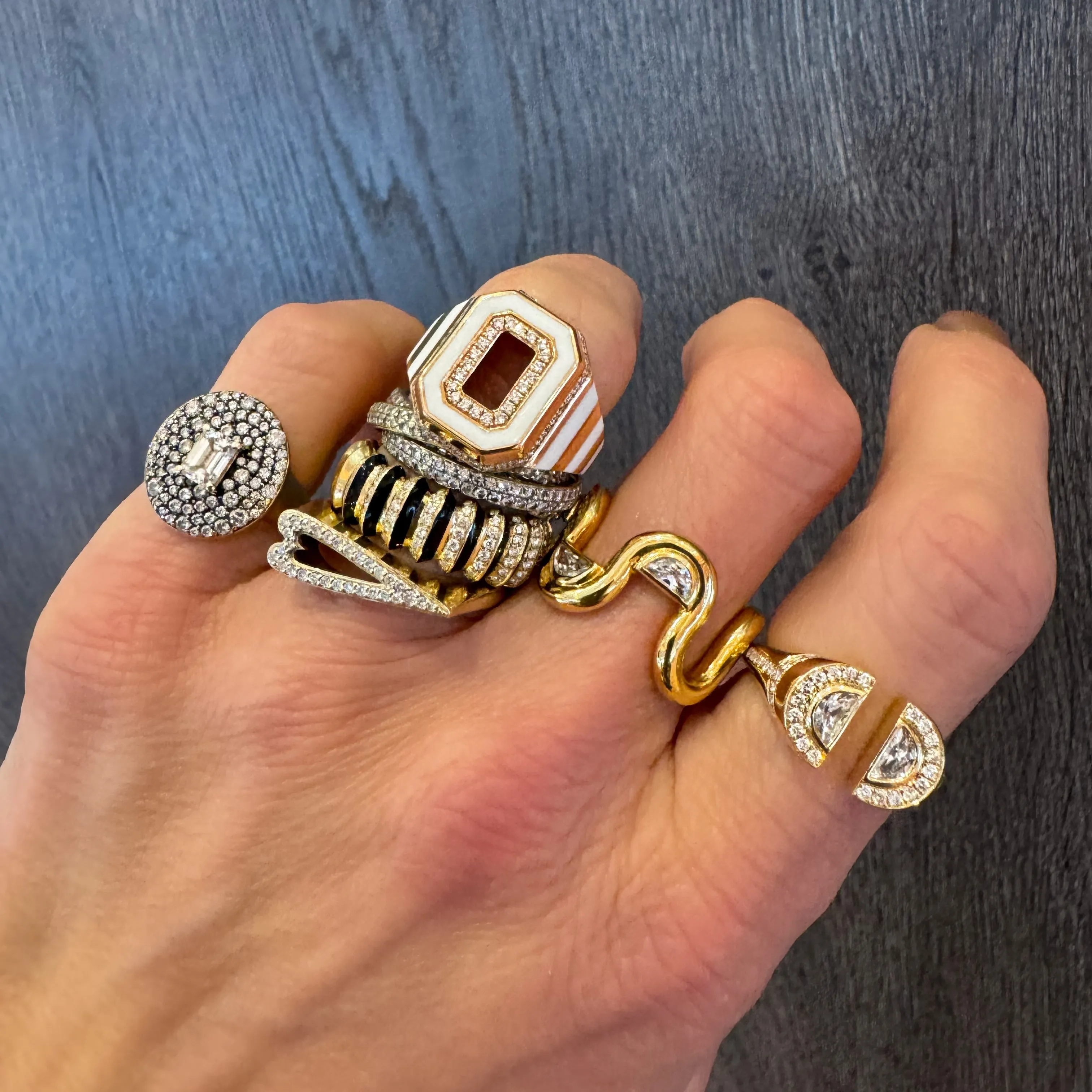 Sophia Diamond Signet Ring