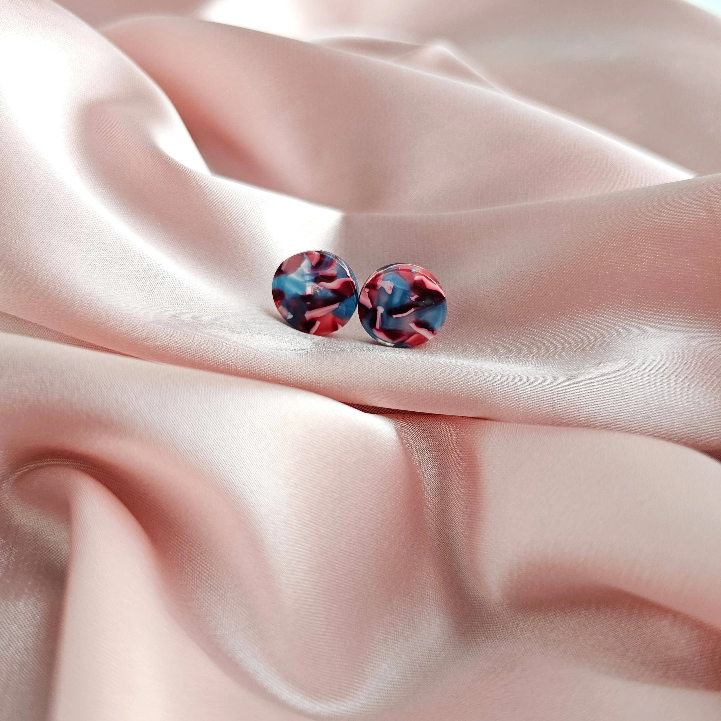 Sophie Studs - Magenta Teal