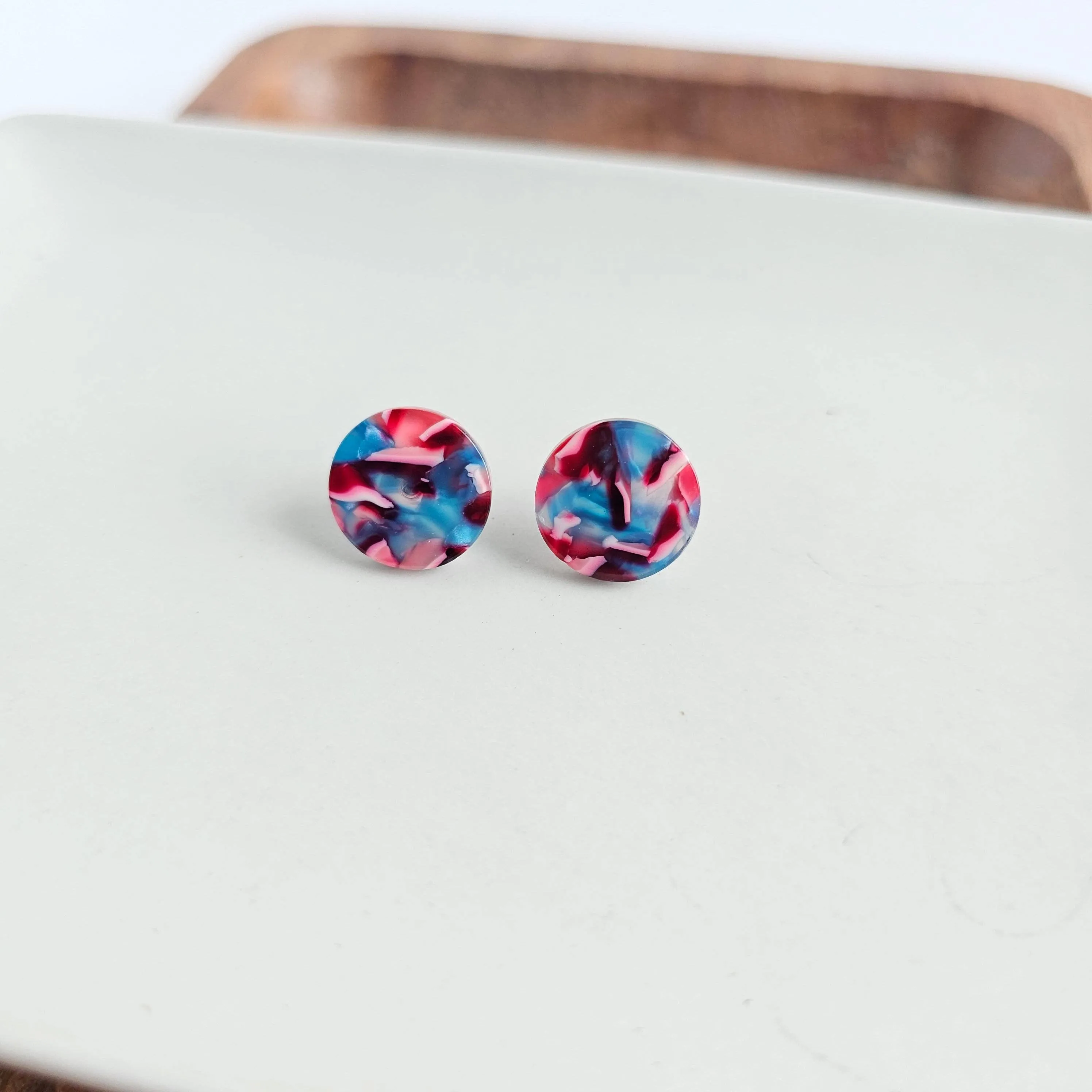 Sophie Studs - Magenta Teal