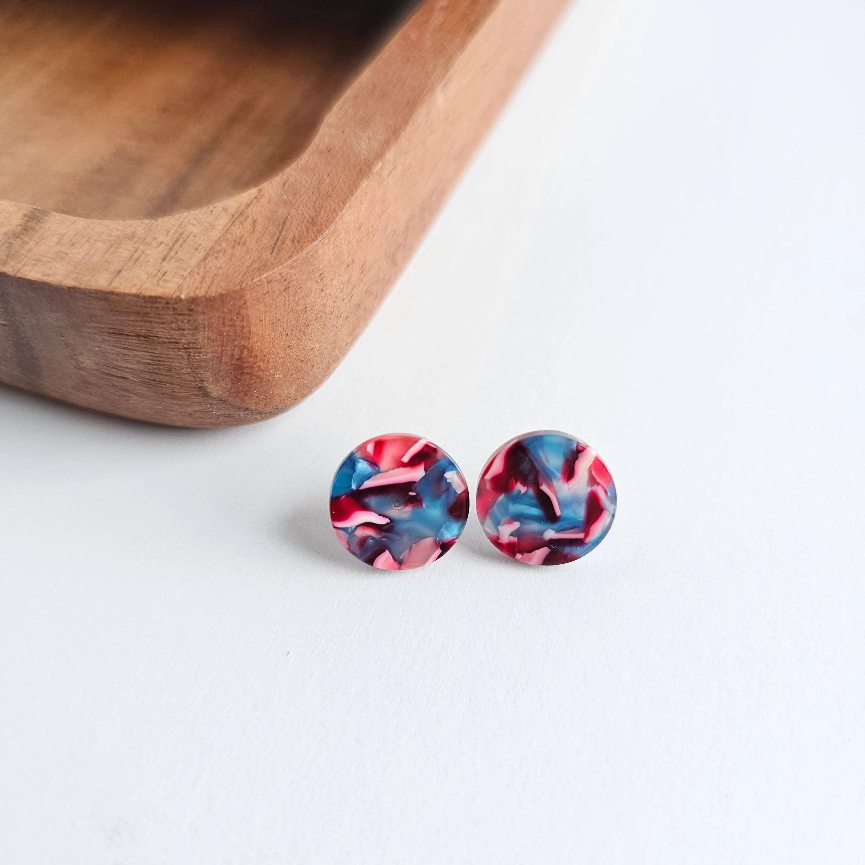 Sophie Studs - Magenta Teal
