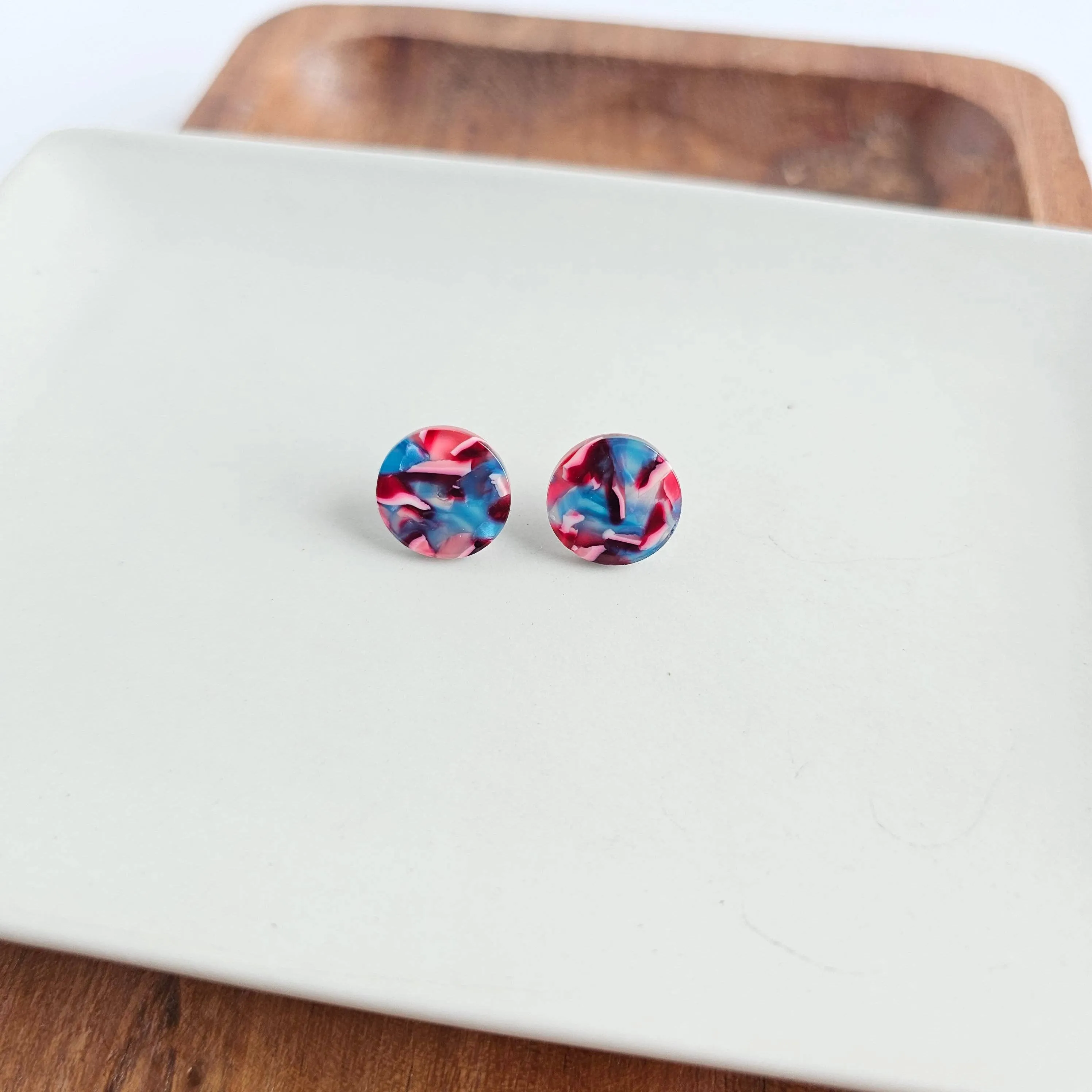 Sophie Studs - Magenta Teal