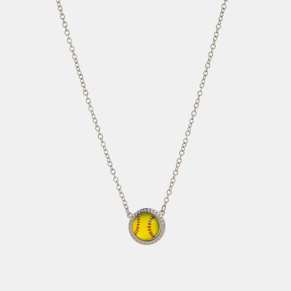 Sporty Element Resin Necklace