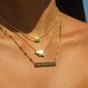 Sporty Element Resin Necklace