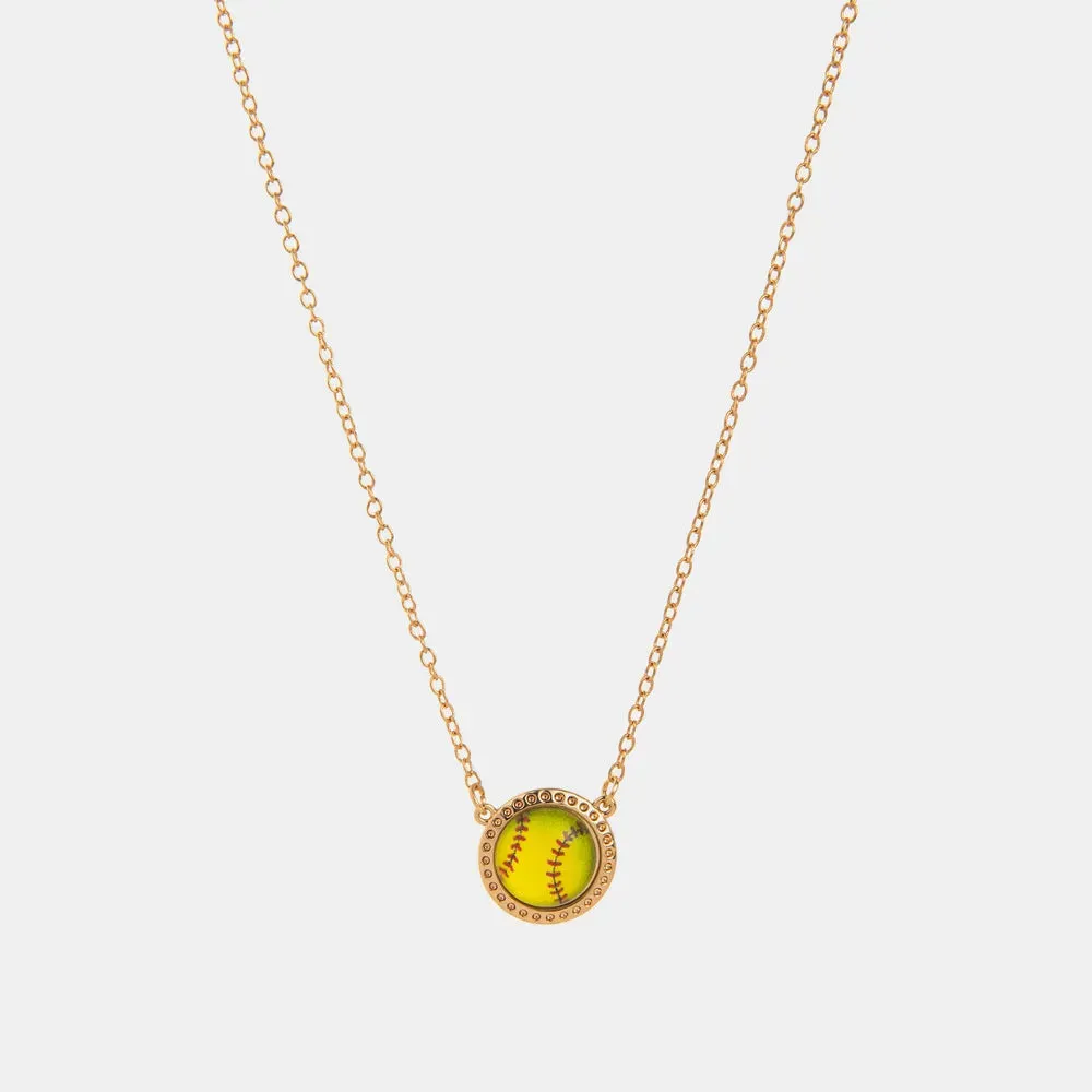 Sporty Element Resin Necklace