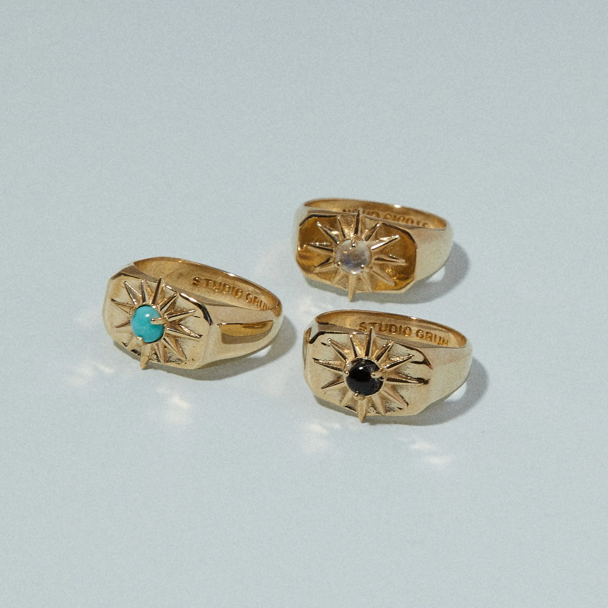 Starburst Signet in Moonstone