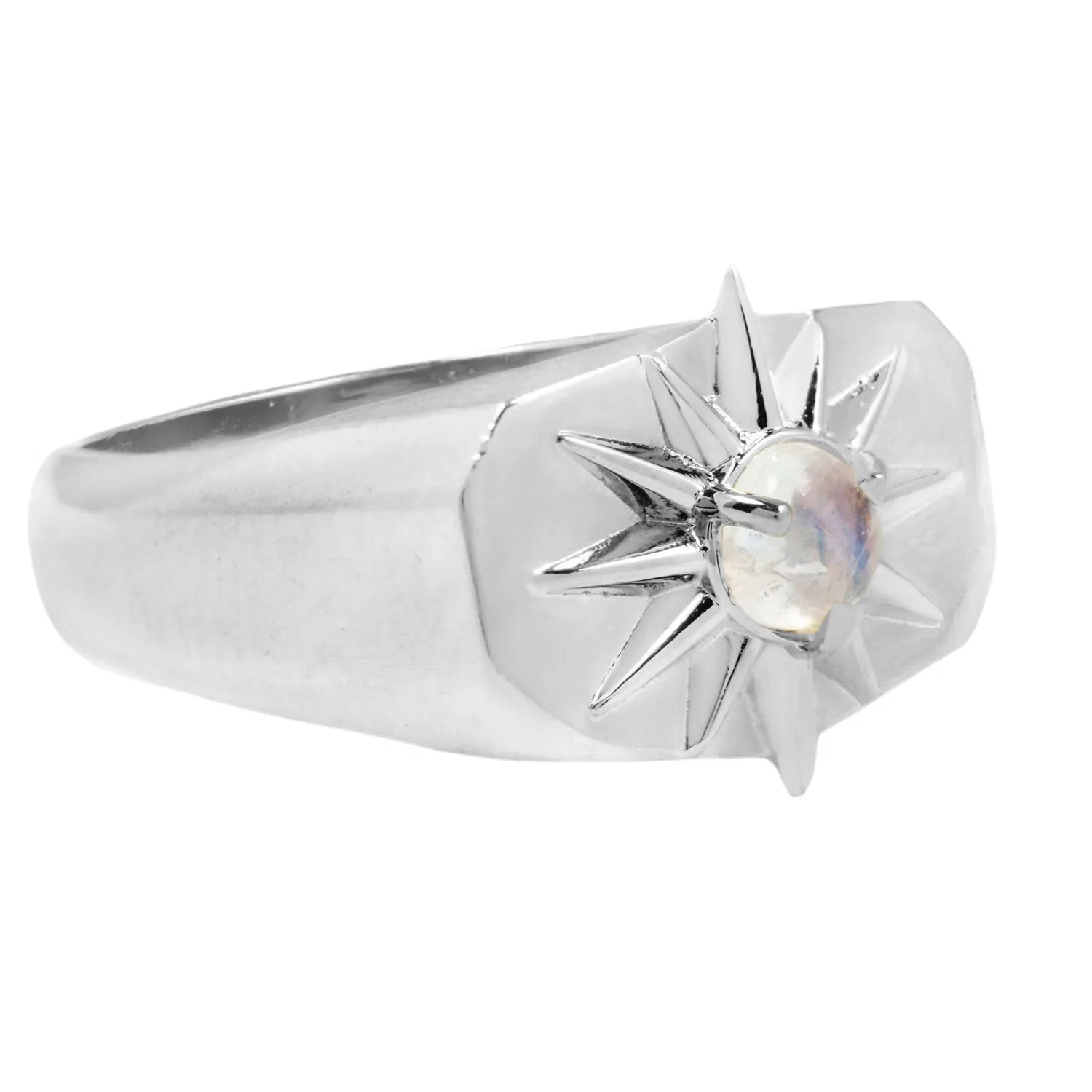 Starburst Signet in Moonstone