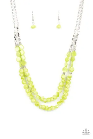 Staycation Status Green Paparazzi Necklace