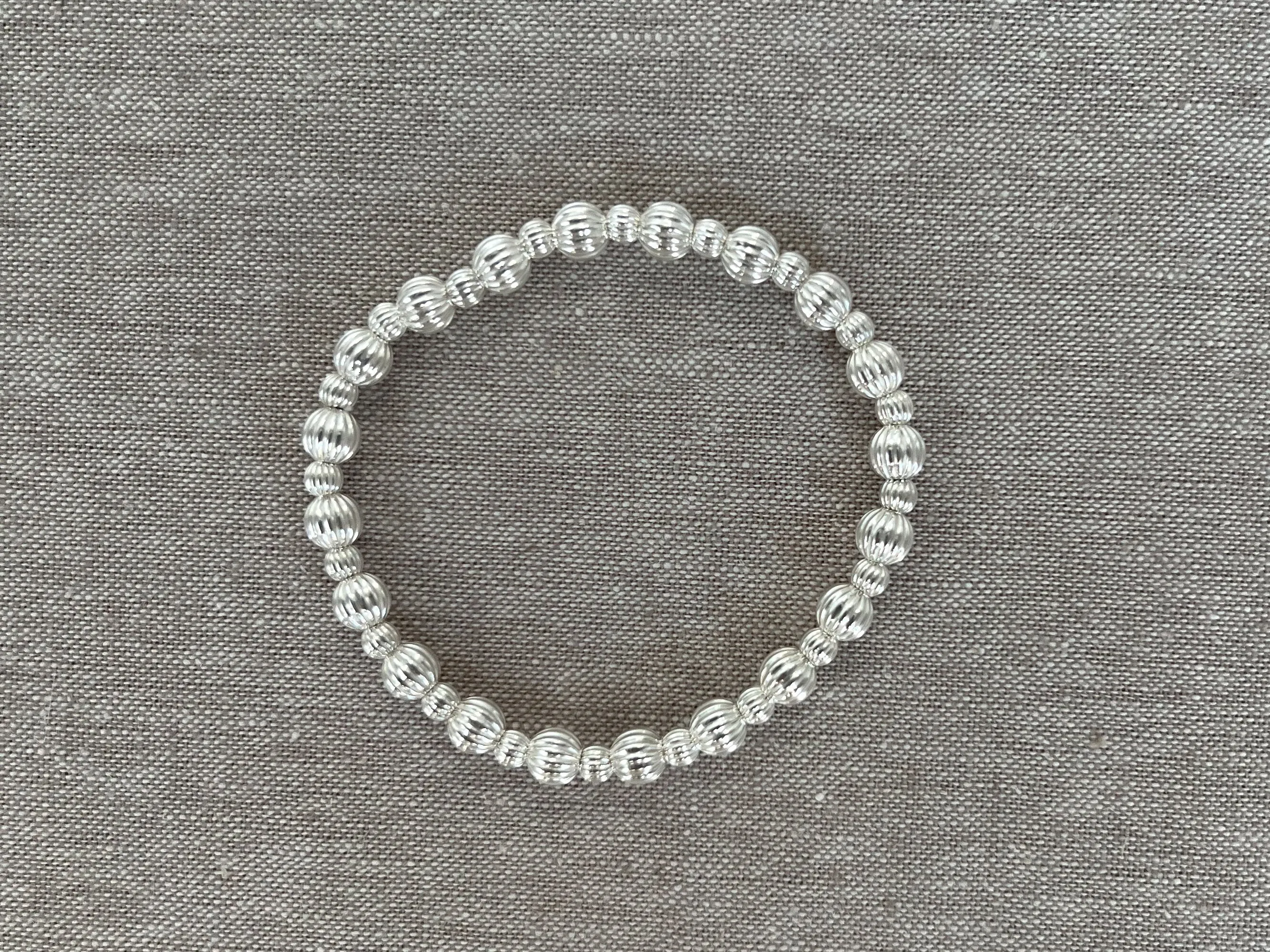 Sterling Silver Bead Bracelet