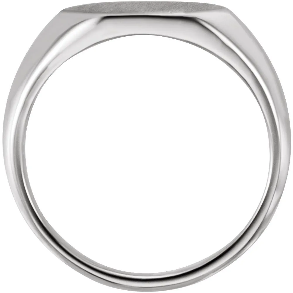 Sterling Silver Signet Ring, Size 7