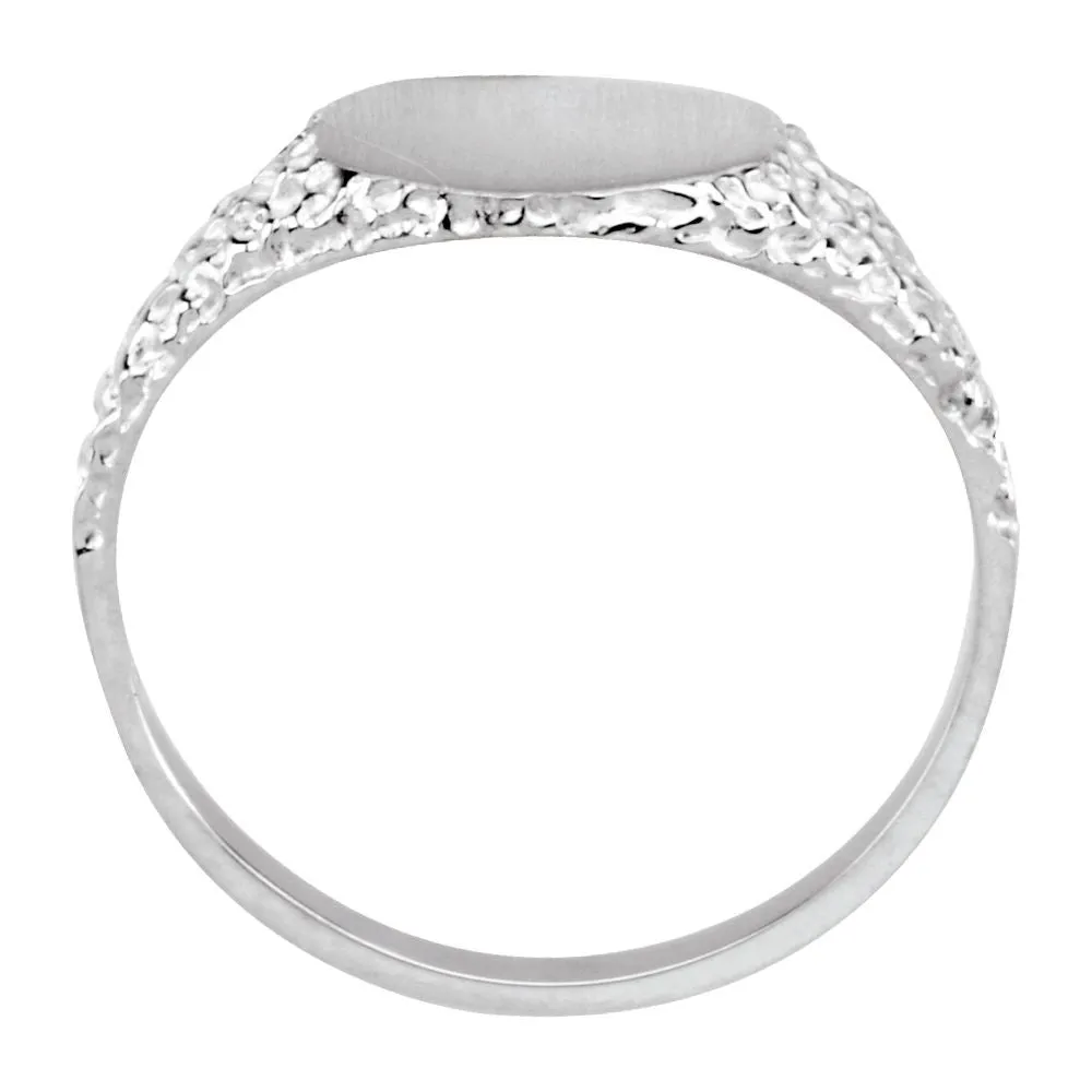 Sterling Silver Signet Ring, Size 7