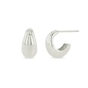 Sterling Silver Small "Aura" Hoops