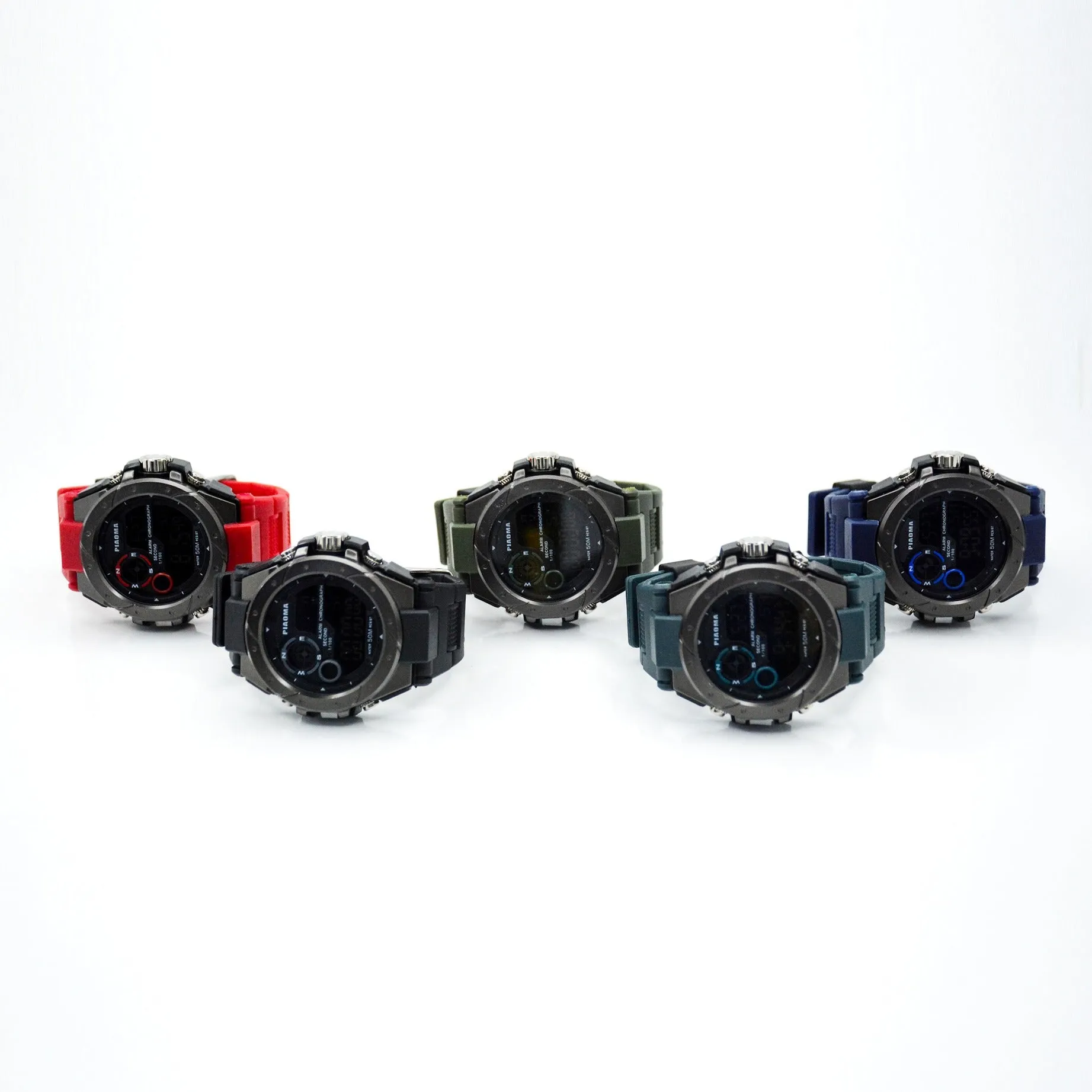 Stylish Elegant Multifunctional Piaoma S-Sports Men's Chronograph Watch | Dual Time Water Proof
