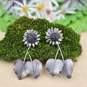 Sunflower Dangle Earrings