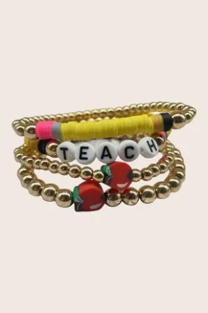 Teacher Stack Bracelettes