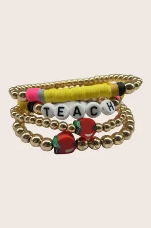 Teacher Stack Bracelettes