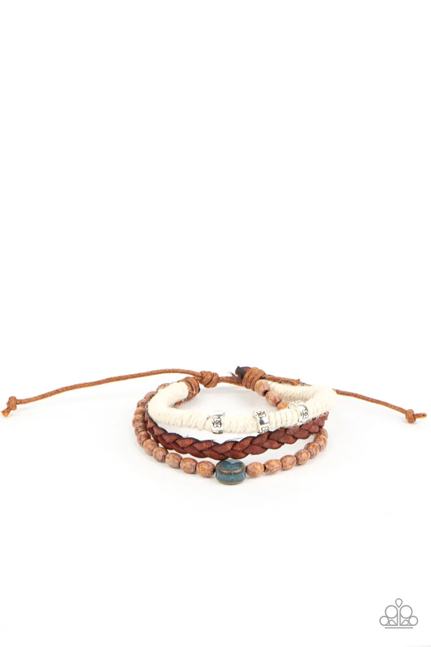 Terrarium Terrain Blue Paparazzi Bracelet