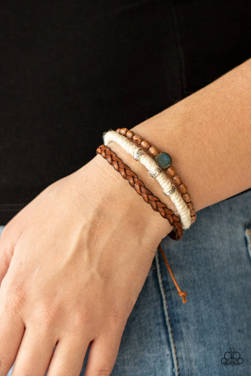 Terrarium Terrain Blue Paparazzi Bracelet