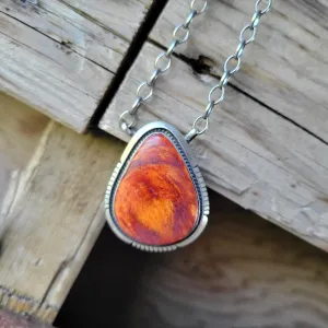 The Beatrice Tear Necklace #2 - Spiny Oyster