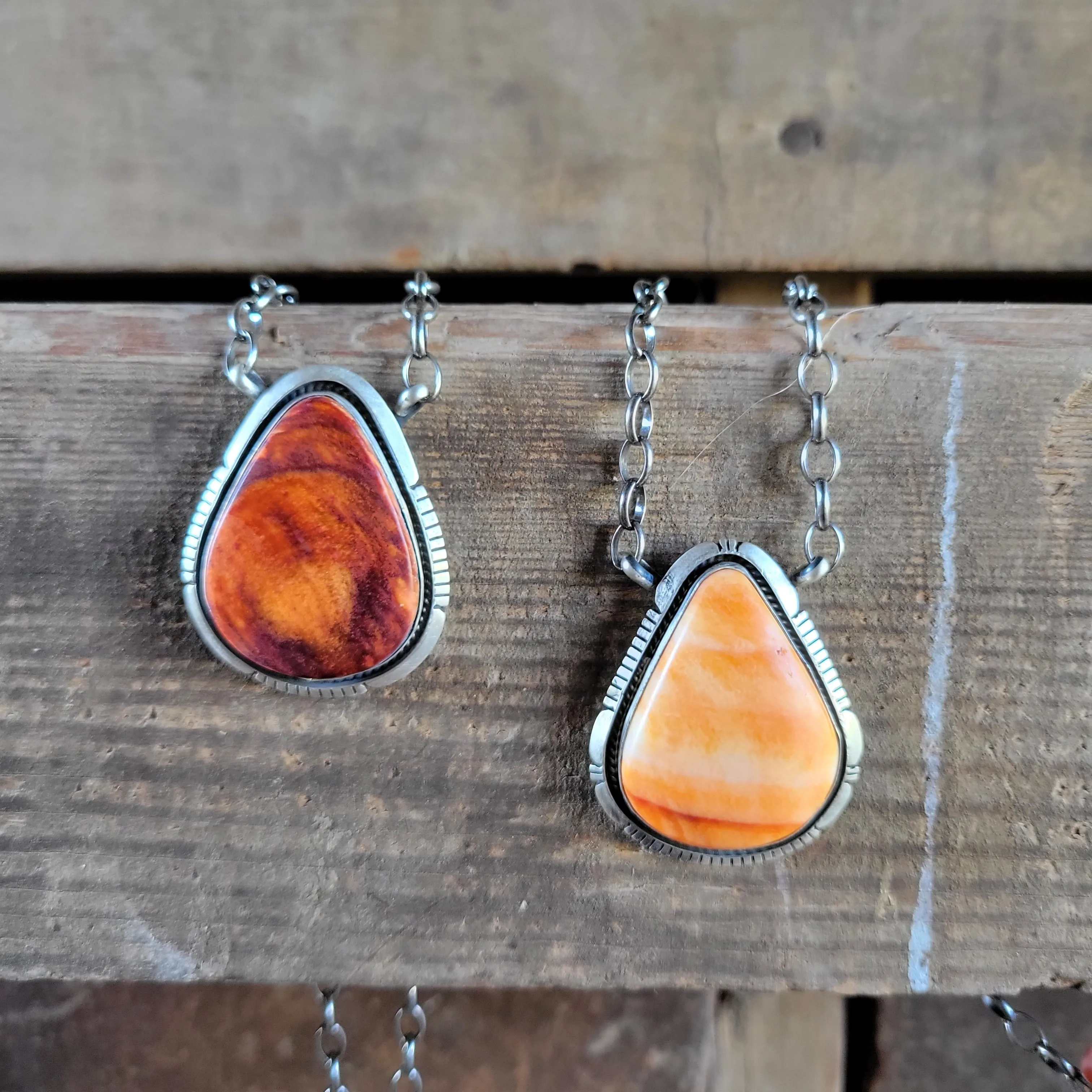 The Beatrice Tear Necklace #2 - Spiny Oyster