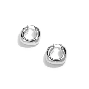The Dani Hoops - Silver