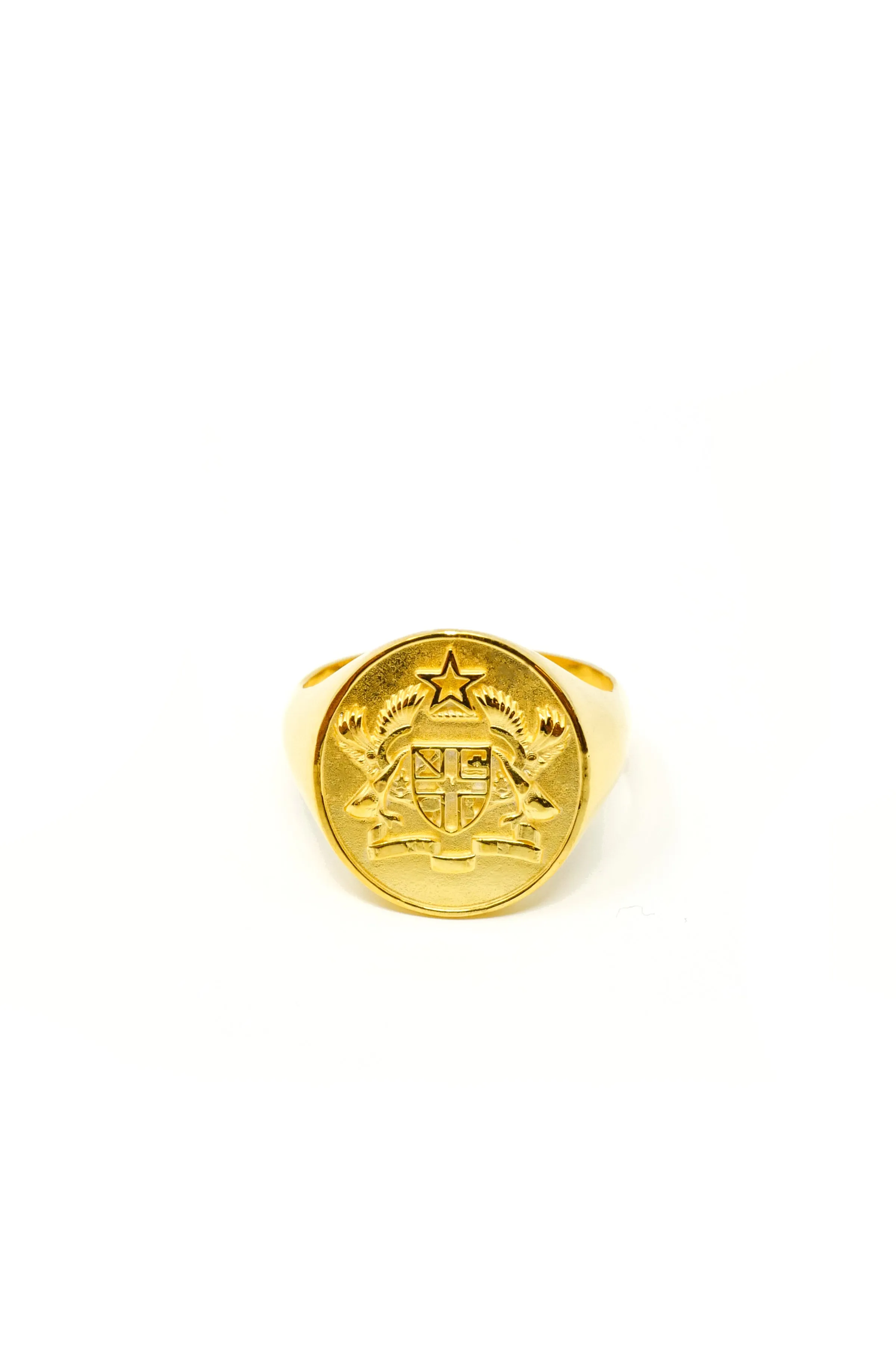 THE GHANA Crest Signet Ring III