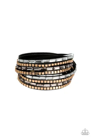 This Time with Attitude Black Paparazzi Bracelet