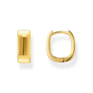 Thomas Sabo Hoop Earrings In Angular Shape Mini
