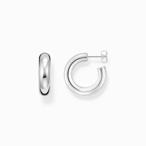 Thomas Sabo Silver Small Chunky Hoop Earrings