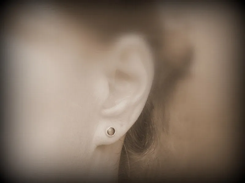 Tiger Eye Studs - 5mm
