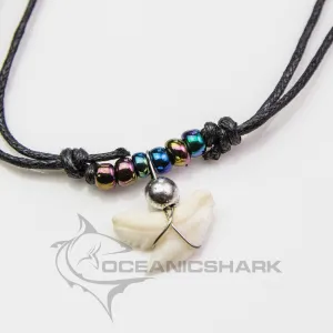 Tiger shark tooth necklace c88