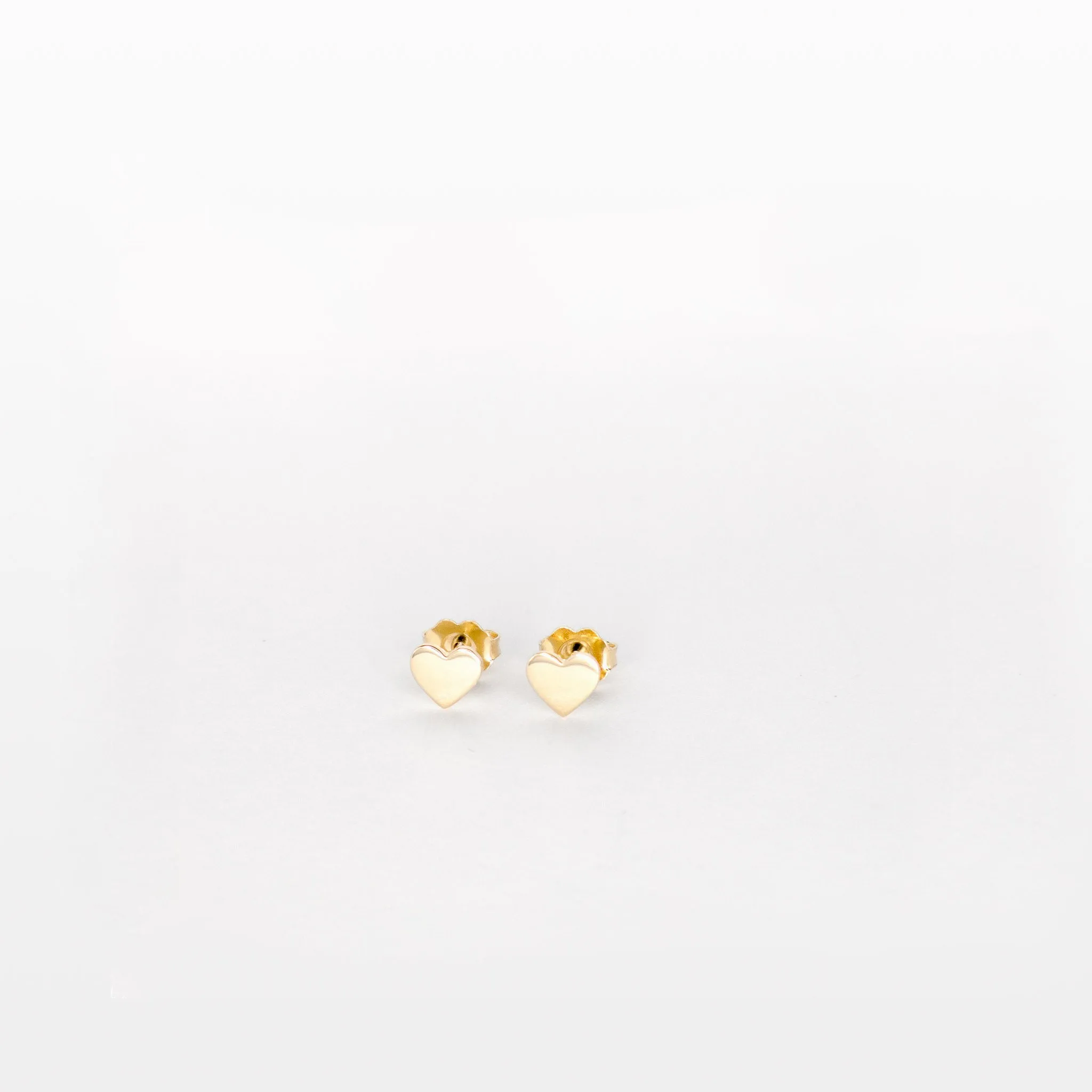 Tiny Heart Stud Earrings
