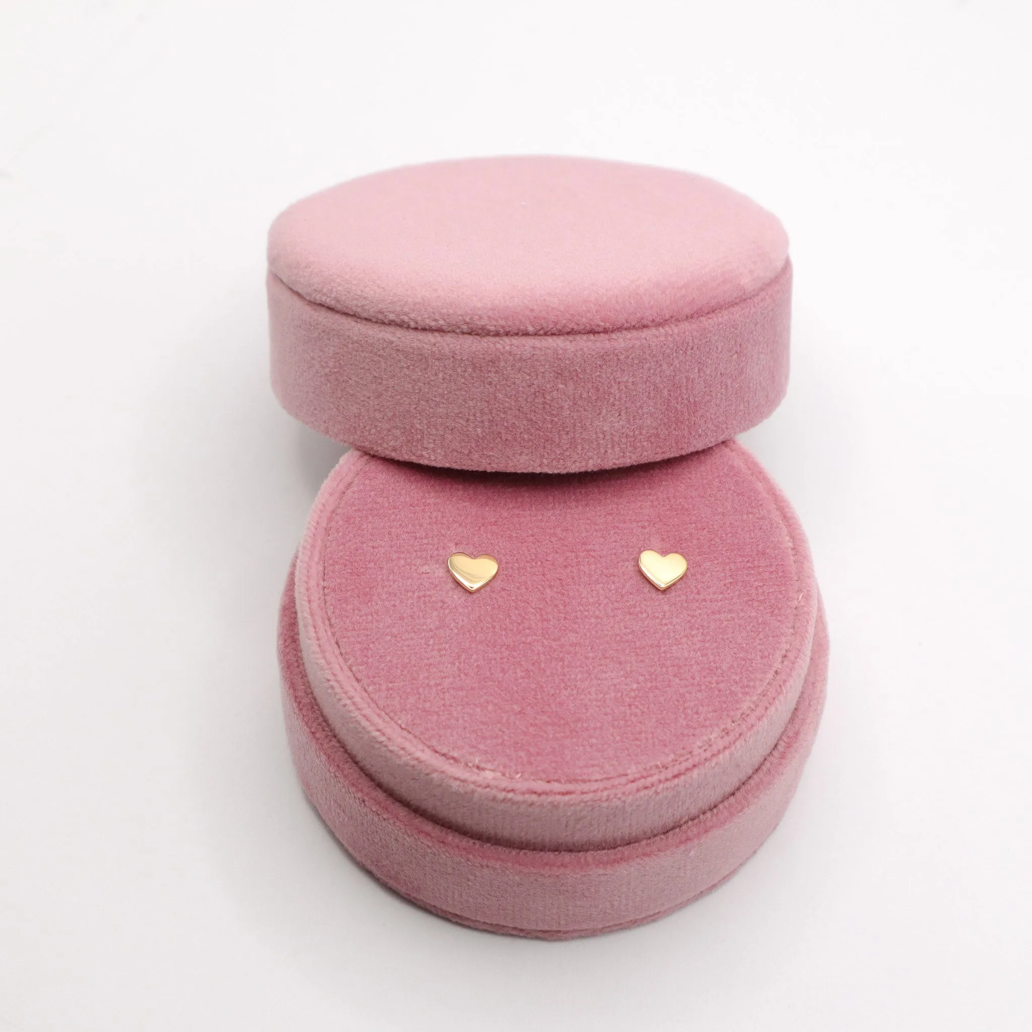 Tiny Heart Stud Earrings