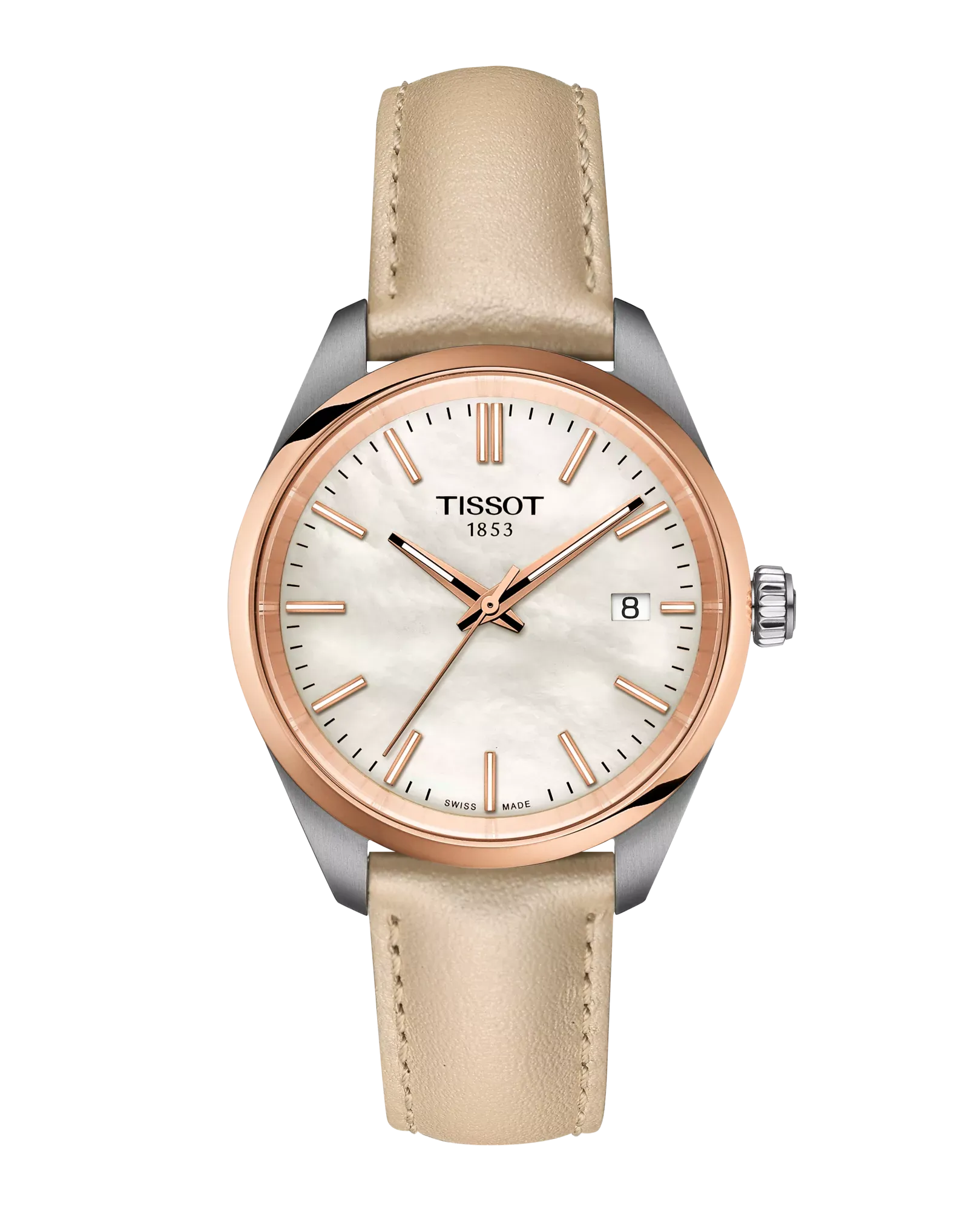 Tissot PR 100 34 mm Watch in White MOP Dial T150.210.26.111.00