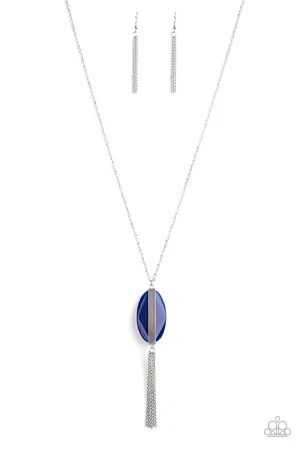 Tranquility Trend Blue Paparazzi Necklace